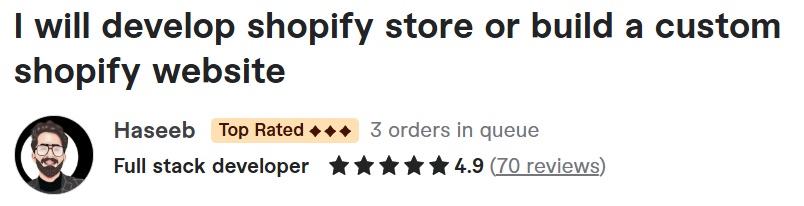 hire a shopify developer