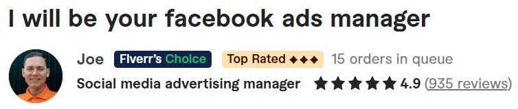 hire Facebook ads manager Joe