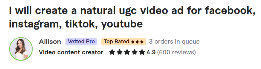 hire spokesperson for video ads